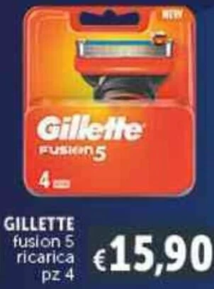 Deco Supermercati GILLETTE fusion 5 ricarica pz 4 offerta