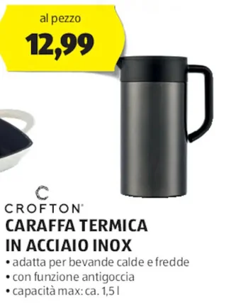 CROFTON CARAFFA TERMICA IN ACCIAIO INOX