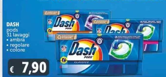 Deco Supermercati DASH pods 31 lavaggi offerta