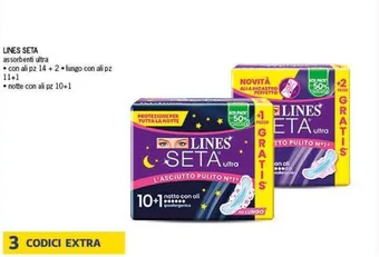 Deco Supermercati LINES SETA assorbenti ultra offerta