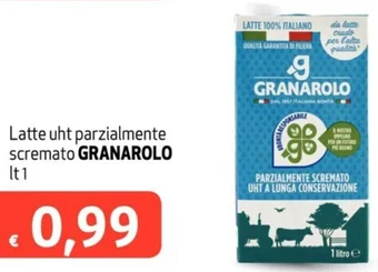 Latte uht parzialmente scremato GRANAROLO It 1