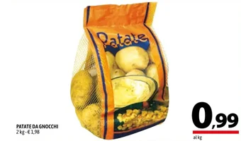 A&O PATATE DA GNOCCHI 2 kg offerta