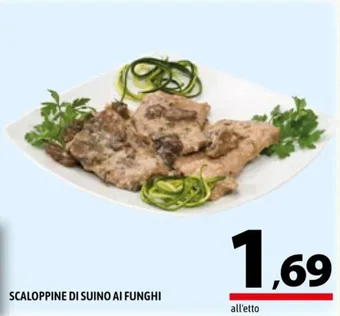 A&O SCALOPPINE DI SUINO AI FUNGHI offerta