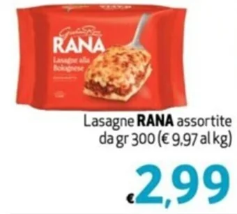 Lasagne RANA assortite da gr 300