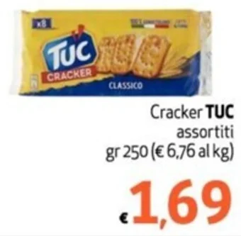 Cracker TUC assortiti gr 250