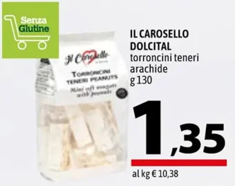 IL CAROSELLO DOLCITAL torroncini teneri arachide g 130