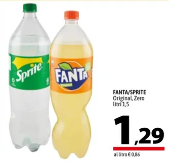 A&O FANTA/SPRITE Original, Zero litri 1,5 offerta