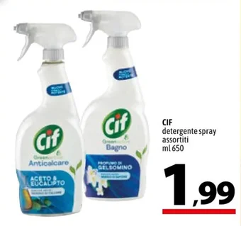 A&O CIF detergente spray assortiti ml 650 offerta