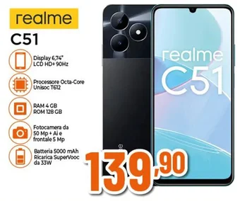 Expert realme C51 offerta