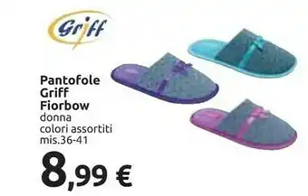Carrefour Griff Fiorbow Pantofle offerta