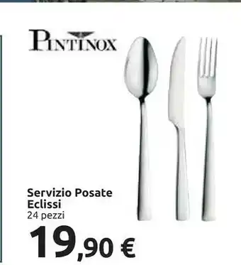 Carrefour Pintinox Servizio Posate Eclissi offerta