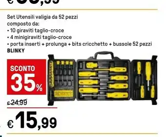 Blinky Set Utensili Valigia Da 52 Pezzi