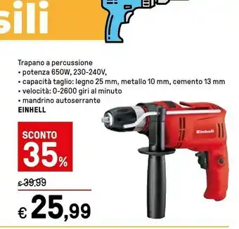 Einhell Trapano A Percussione
