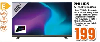Expert PHILIPS TV LED 32" 32PHS6808 offerta