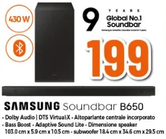 Expert SAMSUNG Soundbar B650 offerta
