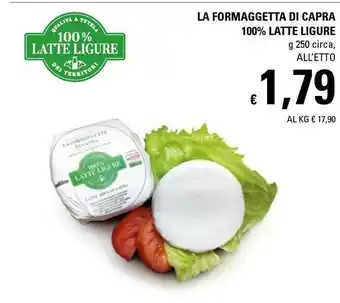 Basko La Formaggetta Di Capra 100% Latte Ligure offerta