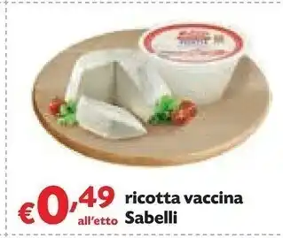 Pam Sabelli Ricotta Vaccina offerta