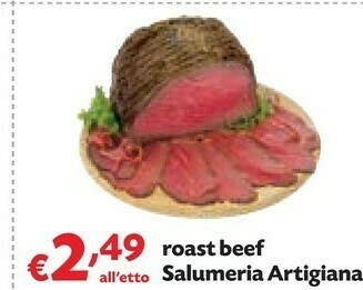 Pam Salumeria Artigiana Roast Beef offerta