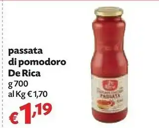 Pam De rica Passata Di Pomodoro offerta