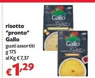 Pam Gallo Risotto Pronto offerta
