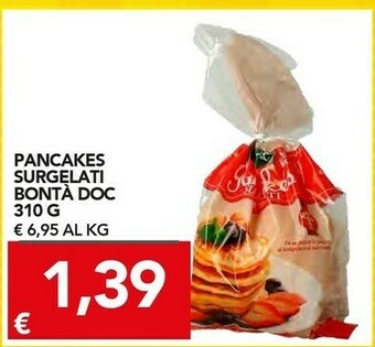TuoDi Bontà doc Bonta Doc Pancakes Surgelati offerta