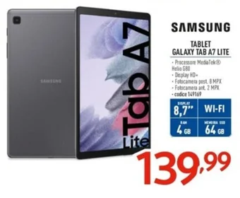 Elettrosintesi SAMSUNG TABLET GALAXY TAB A7 LITE offerta