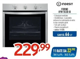 INDESIT FORNO IFW 5530 IX