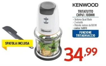 KENWOOD TRITATUTTO CHP61.100WH