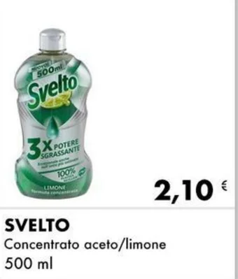 Iper Tosano SVELTO Concentrato aceto/limone 500 ml offerta