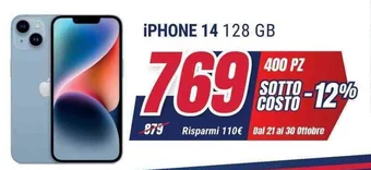 Trony iPHONE 14 128 GB offerta