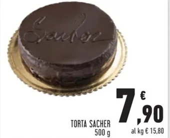 Conad TORTA SACHER 500 g offerta