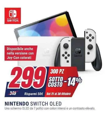 Trony NINTENDO SWITCH OLED offerta