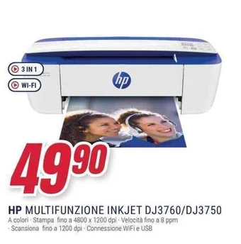 Trony HP MULTIFUNZIONE INKJET DJ3760/DJ3750 offerta