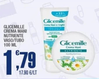 Splendidi e Splendenti GLICEMILLE CREMA MANI NUTRIENTE VASO/TUBO 100 ML offerta