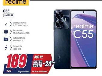 Trony realme C55 offerta