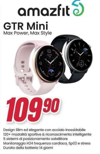 Trony amazfit GTR Mini offerta