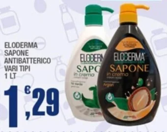 ELODERMA SAPONE ANTIBATTERICO VARI TIPI 1 LT