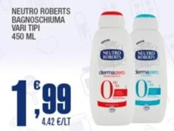 Splendidi e Splendenti NEUTRO ROBERTS BAGNOSCHIUMA VARI TIPI 450 ml offerta