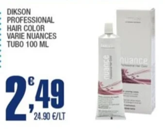 Splendidi e Splendenti DIKSON PROFESSIONAL HAIR COLOR VARIE NUANCES TUBO 100 ML offerta