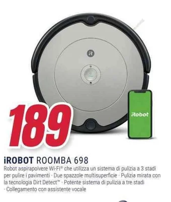 Trony iROBOT ROOMBA 698 offerta
