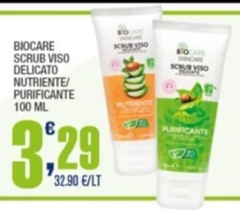 Splendidi e Splendenti BIOCARE SCRUB VISO DELICATO NUTRIENTE/ PURIFICANTE 100 ML offerta