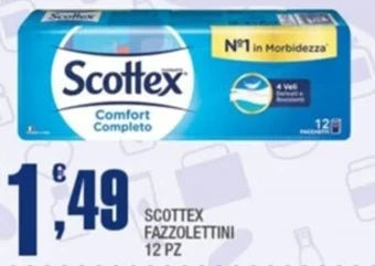 SCOTTEX FAZZOLETTINI 12 PZ