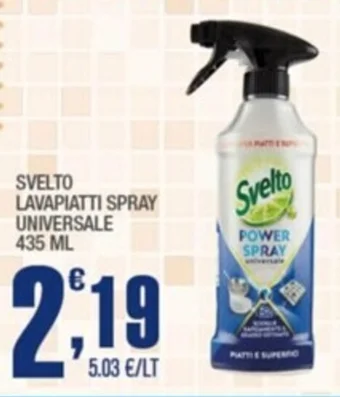 Splendidi e Splendenti SVELTO LAVAPIATTI SPRAY UNIVERSALE 435 ML offerta