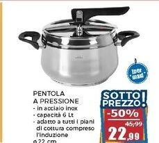 Happy Casa Iper pentola a pressione offerta