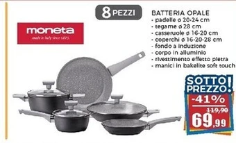 Moneta batteria opale