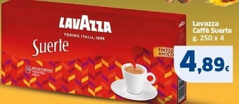 Sigma Lavazza caffe suerte offerta