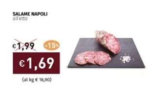 Prezzemolo e Vitale SALAME NAPOLI offerta