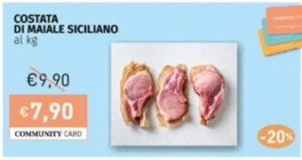 Prezzemolo e Vitale COSTATA DI MAIALE SICILIANO offerta