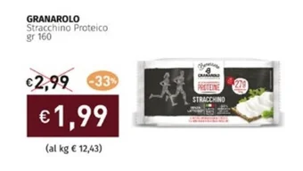 Prezzemolo e Vitale GRANAROLO Stracchino Proteico gr 160 offerta