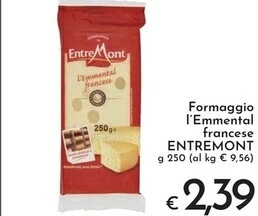 Entremont formaggio l'emmental francese